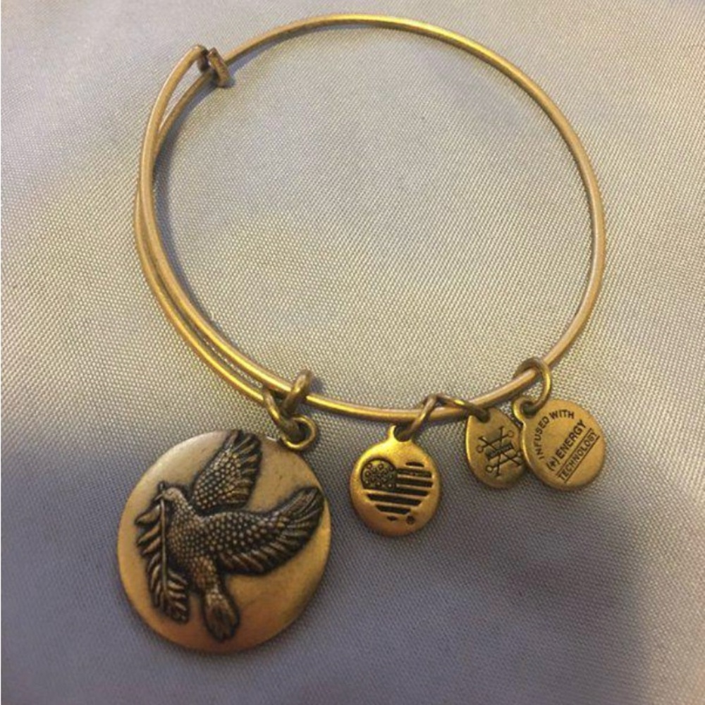 Alex and Ani Gold Charm Bracelet